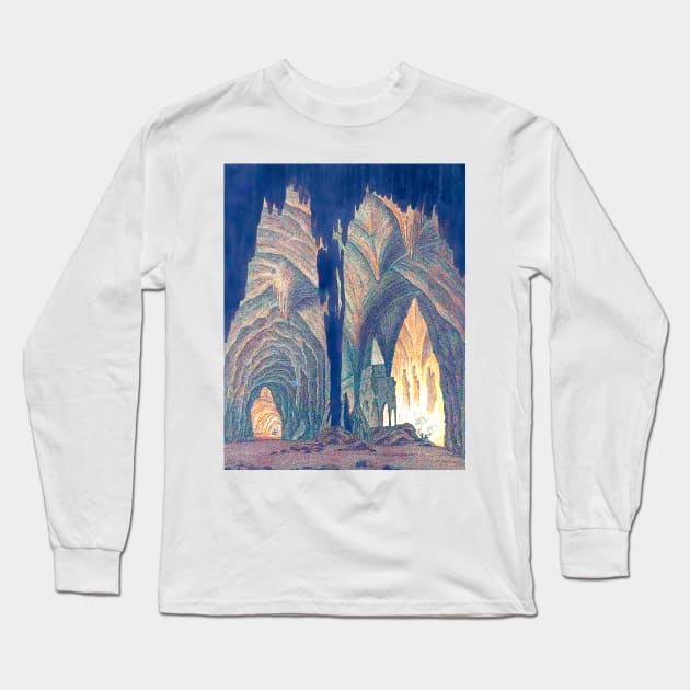 Cave Long Sleeve T-Shirt by Marccelus